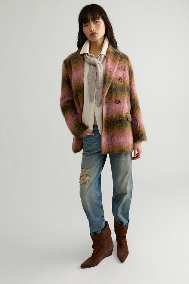 Rodebjer Leah Check Wool Coat #2