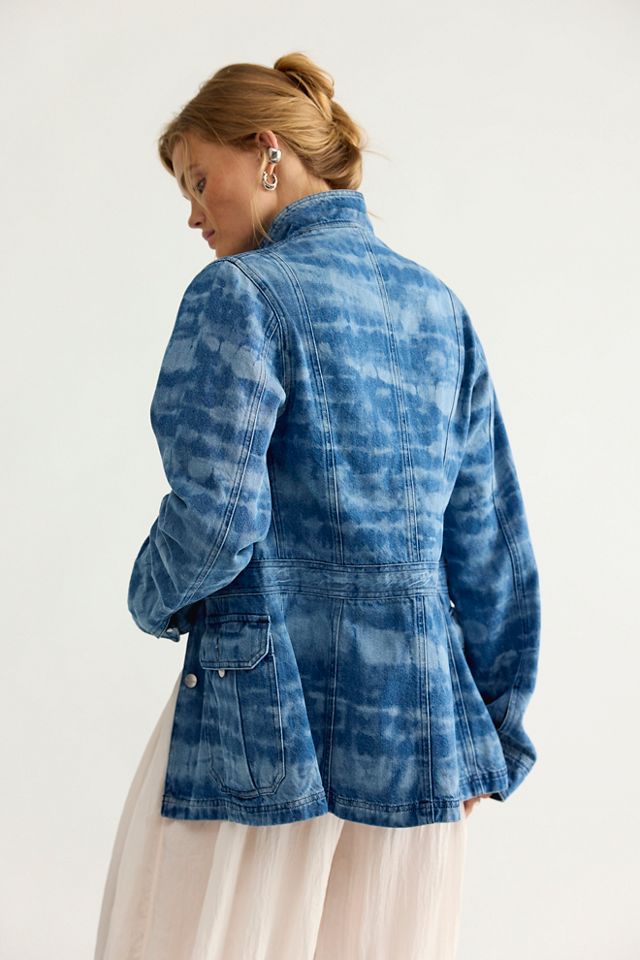 Rodebjer Miko Shibori Denim Jacket #1