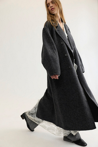 Libra Wool-Blend Coat
