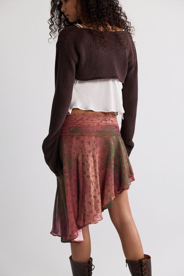 Jupe Midi Asymétrique Imprimée Daydreamer #2
