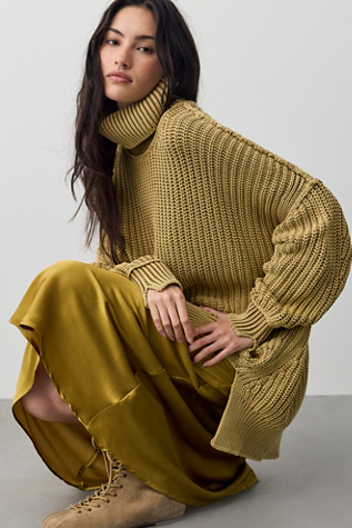 We The Free Worn Thru Turtleneck Sweater
