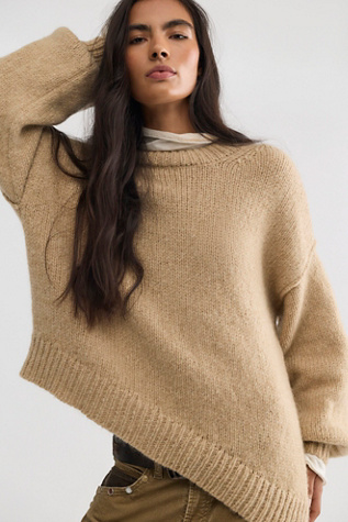 Sunday Morning Asymmetric Knit Sweater