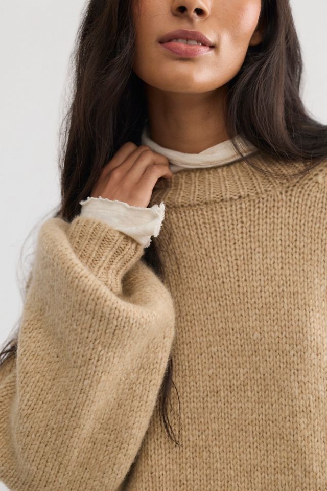Sunday Morning Asymmetric Knit Sweater #3