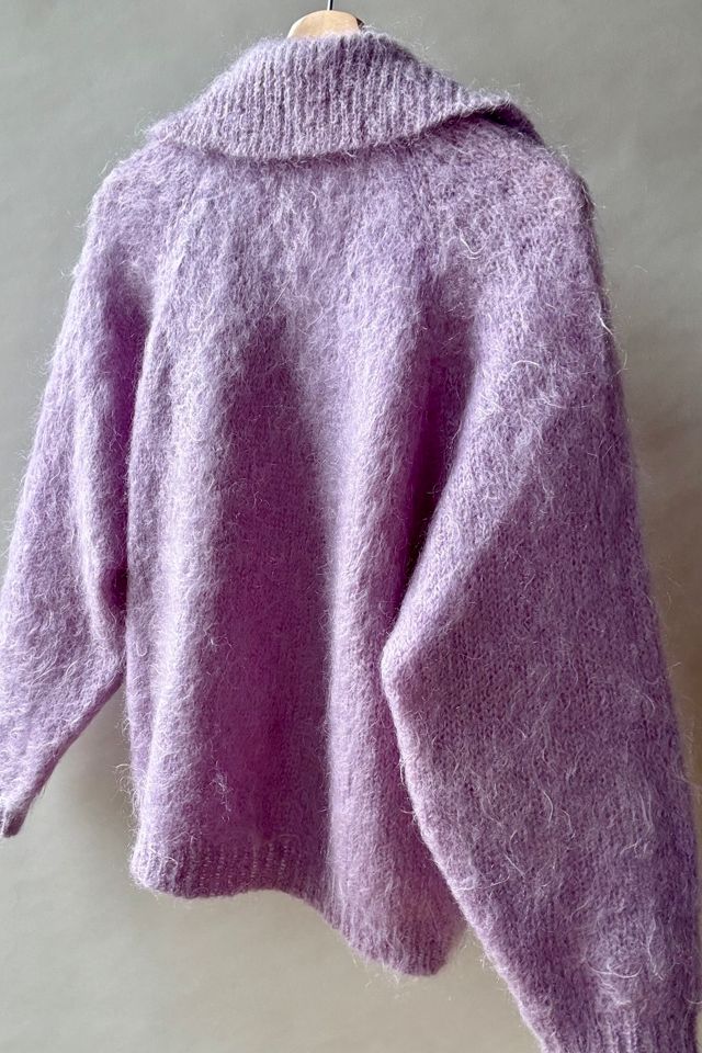 Lilac Mohair Knit Pullover Selected by Wax Plant #3