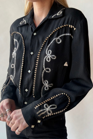 1950's Gabardine Western Jacket Selected by Wax Plant