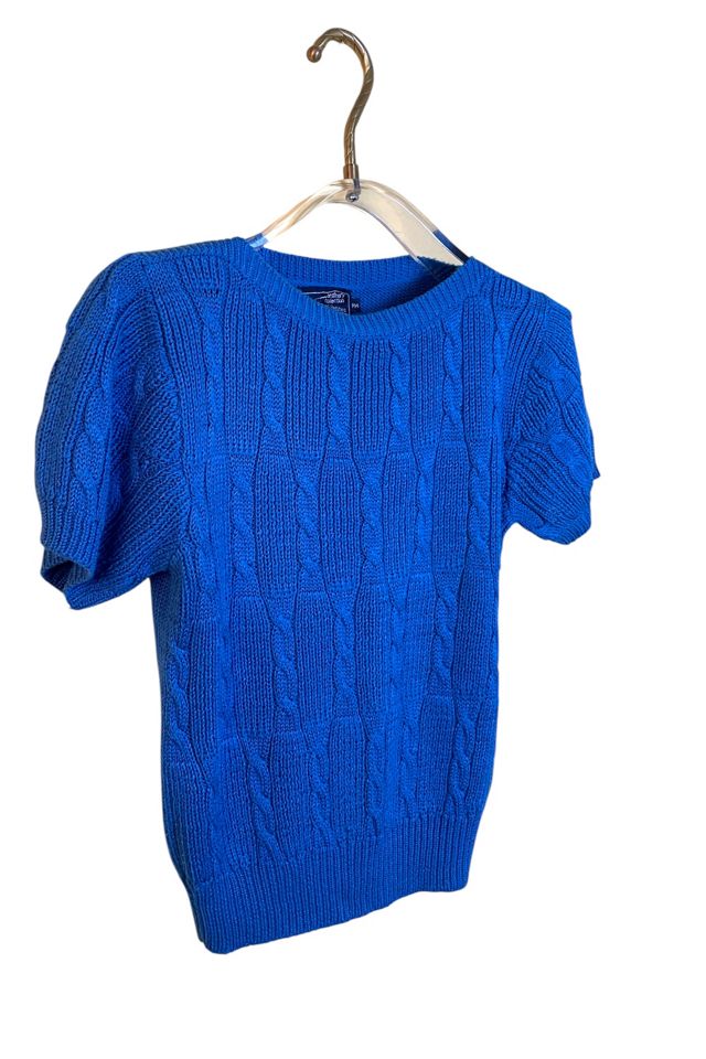 Vintage Eighties Blue S/S Sweater Selected By Ankh By Racquel #1