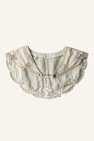 Vintage Linen Collar Selected By Ankh By Racquel