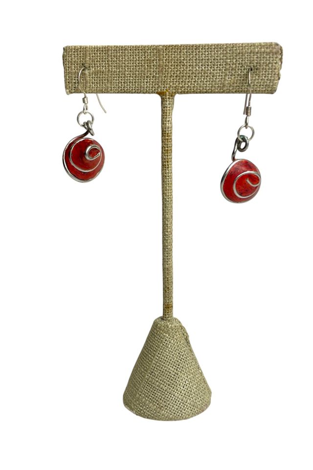 Vintage Small Spiral Earrings Selected By Ankh By Racquel #1
