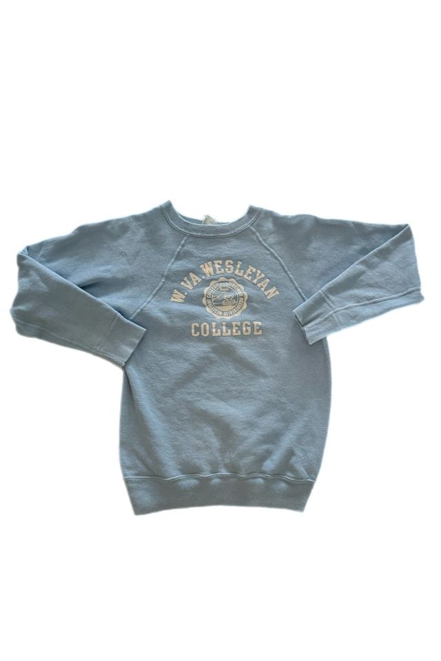 1960's W. VA. Wesleyan College Petite Sweatshirt Selected By Villains Vintage #1