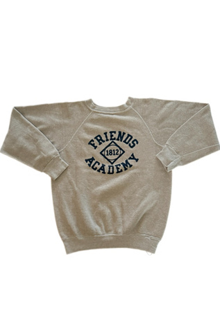 1970's Friends Academy Sweatshirt Selected By Villains Vintage