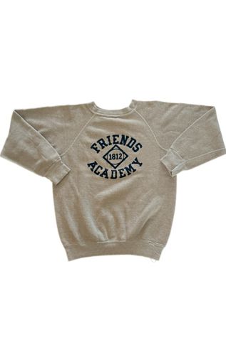 1970's Friends Academy Sweatshirt Selected By Villains Vintage