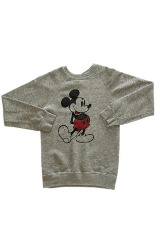 1980's Mickey Mouse Petite Sweatshirt Selected By Villains Vintage