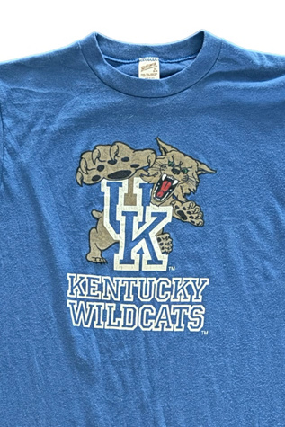 1980's Kentucky Wildcats T-Shirt Selected By Villains Vintage