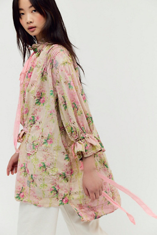 Magnolia Pearl Amadeus Blouse at Free People in Tan