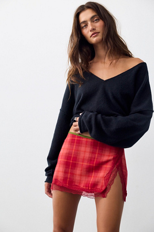 Avani Postage Mixed Mini Skirt