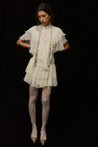 Nigel Preston Ana Lace Mini Dress