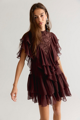 Nigel Preston Ana Lace Mini Dress