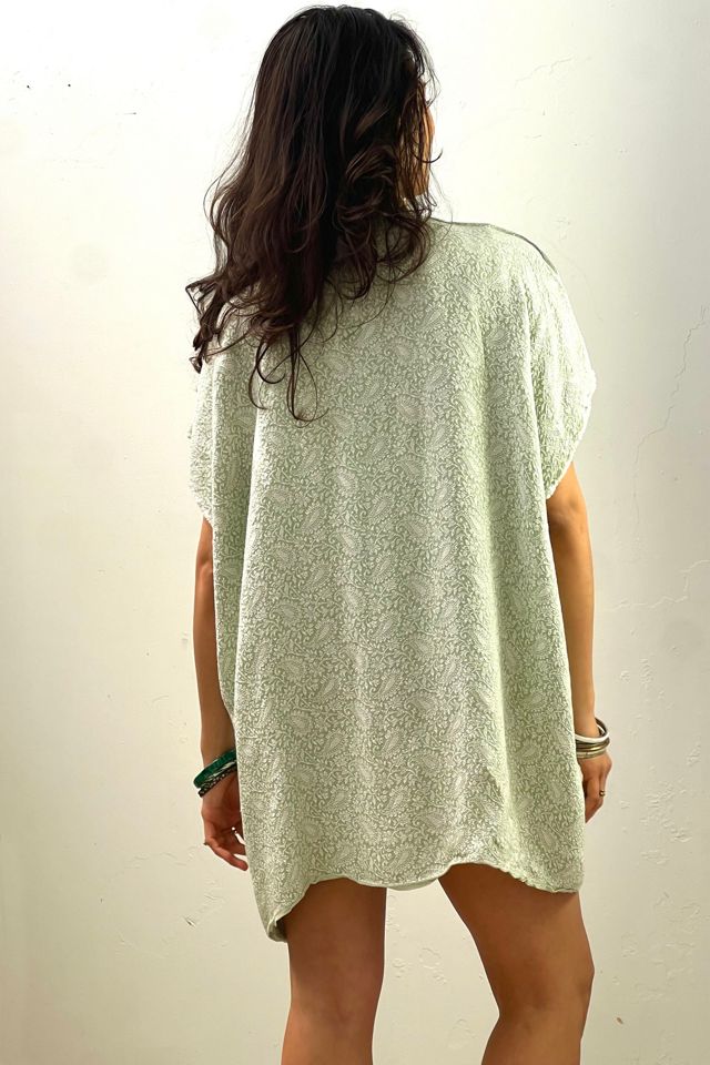 Anna Corinna Reworked Vintage Brocade Paisley Smock Dress #2