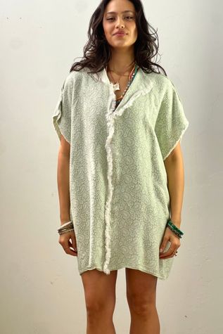 Anna Corinna Reworked Vintage Brocade Paisley Smock Dress