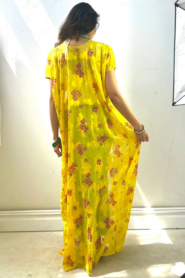 Anna Corinna Reworked Vintage Sunshiney Maxi Jacket #1