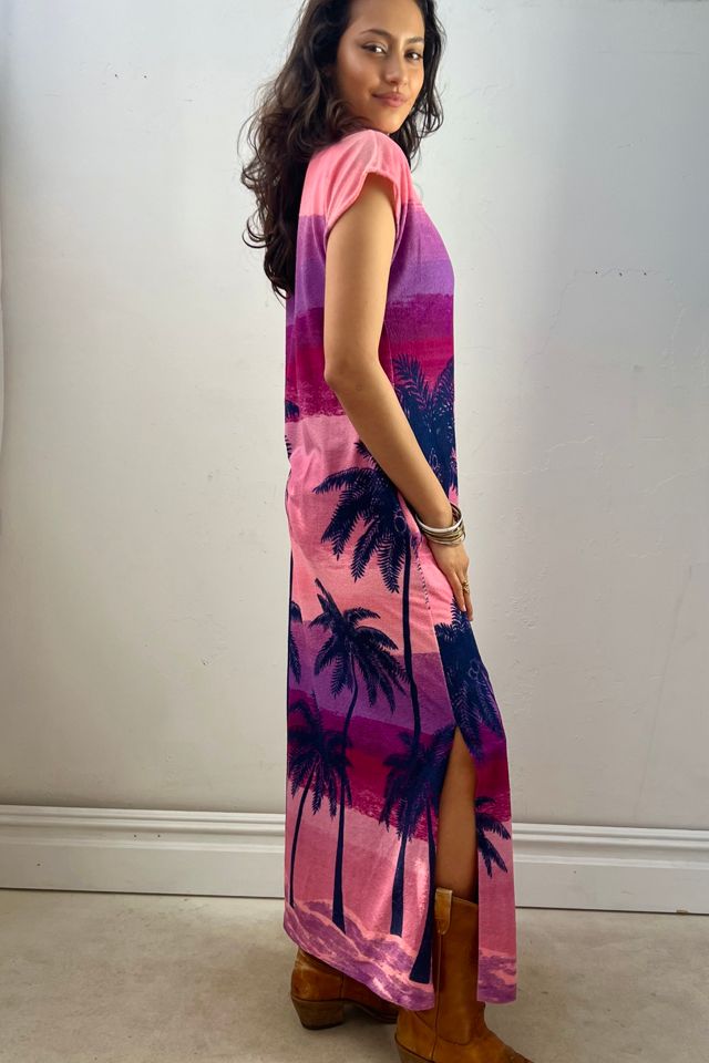 Vintage Terry Palms Maxi Dress Selected by Anna Corinna #1