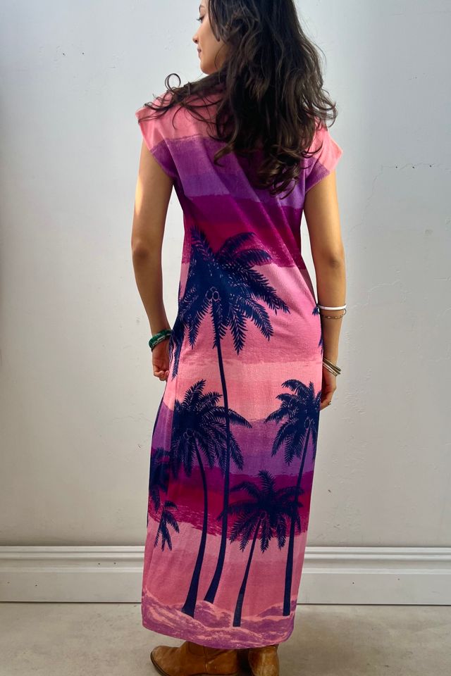 Vintage Terry Palms Maxi Dress Selected by Anna Corinna #2