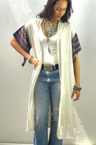 Vintage Woven Duster Selected by Anna Corinna