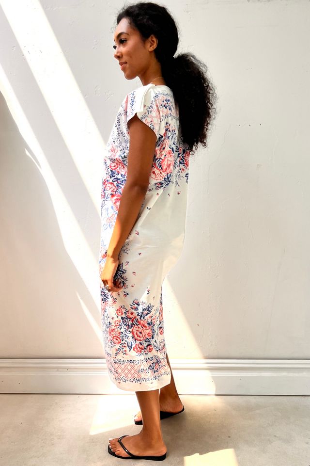 Anna Corinna Reworked Vintage Printed Flowers Smock Dress #2