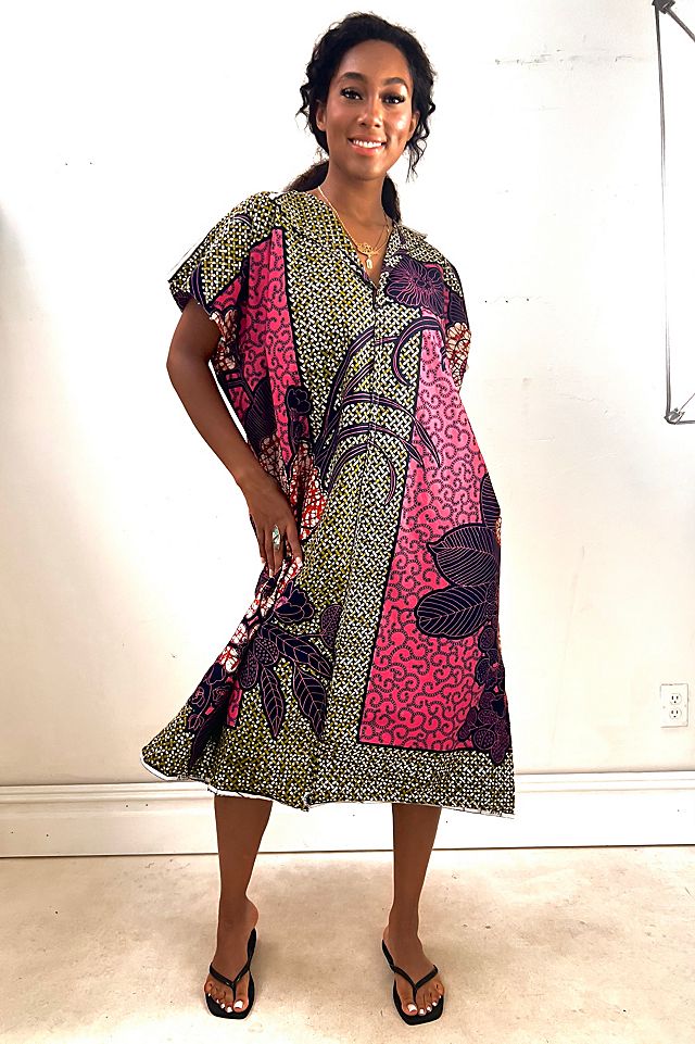 vintage smock dress PETITE AMALIE "Fantasque" Yoke Tulle in Romantic F it may be new Beautiful vintage 1970s Afghani inspired