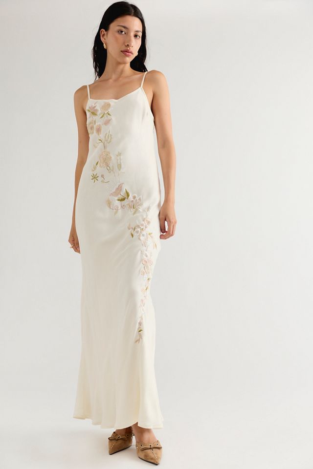 Nigel Preston Savannah Embroidered Slip Dress #3