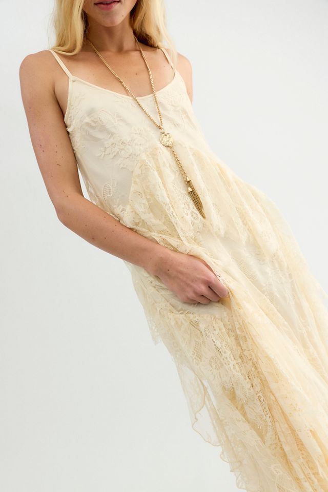 Nigel Preston Floating Angels Lace Maxi Dress #1