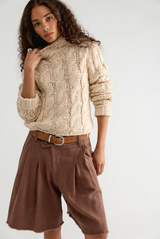 Simone Cable Knit Pullover
