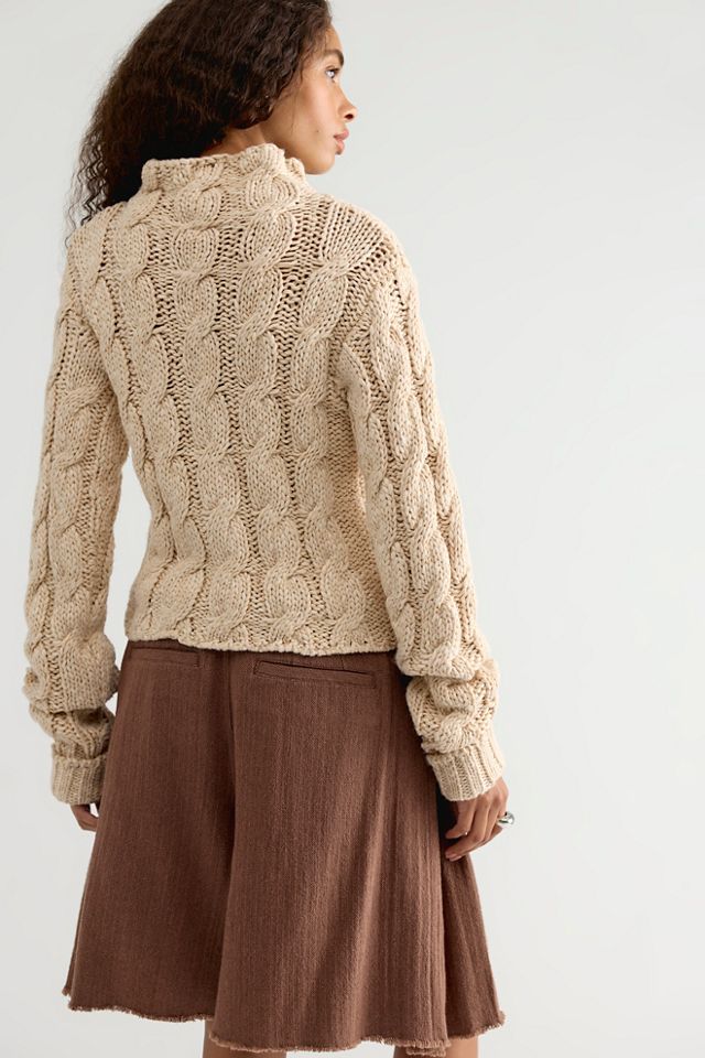 Simone Cable Knit Pullover #1
