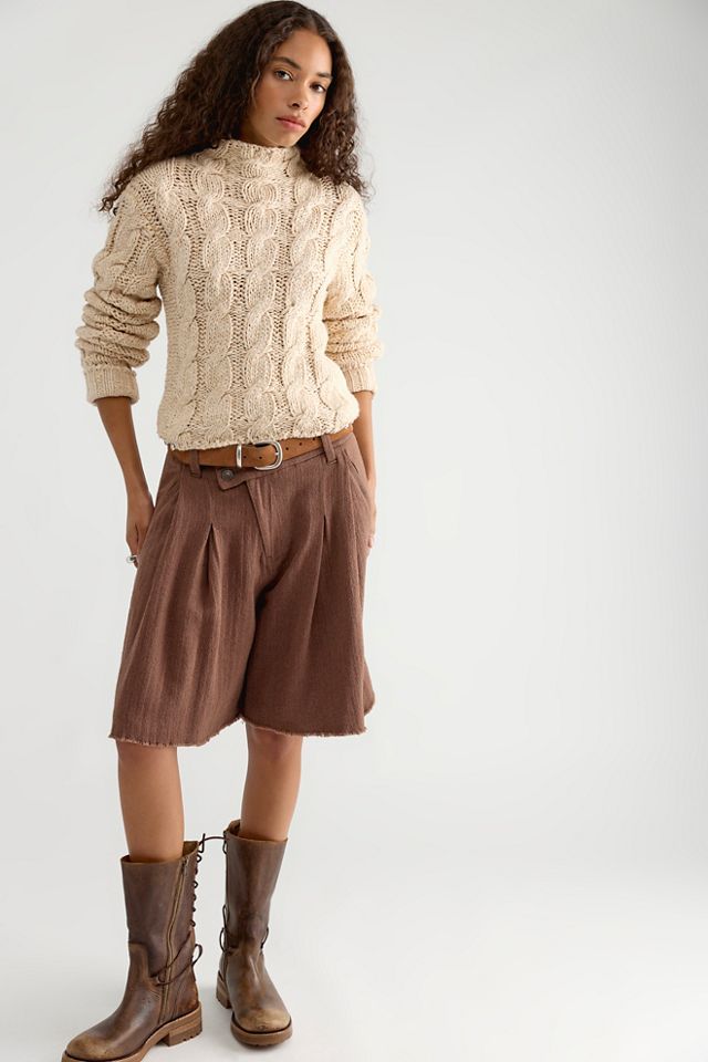 Simone Cable Knit Pullover #2