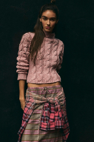 Pull en maille torsadée Simone