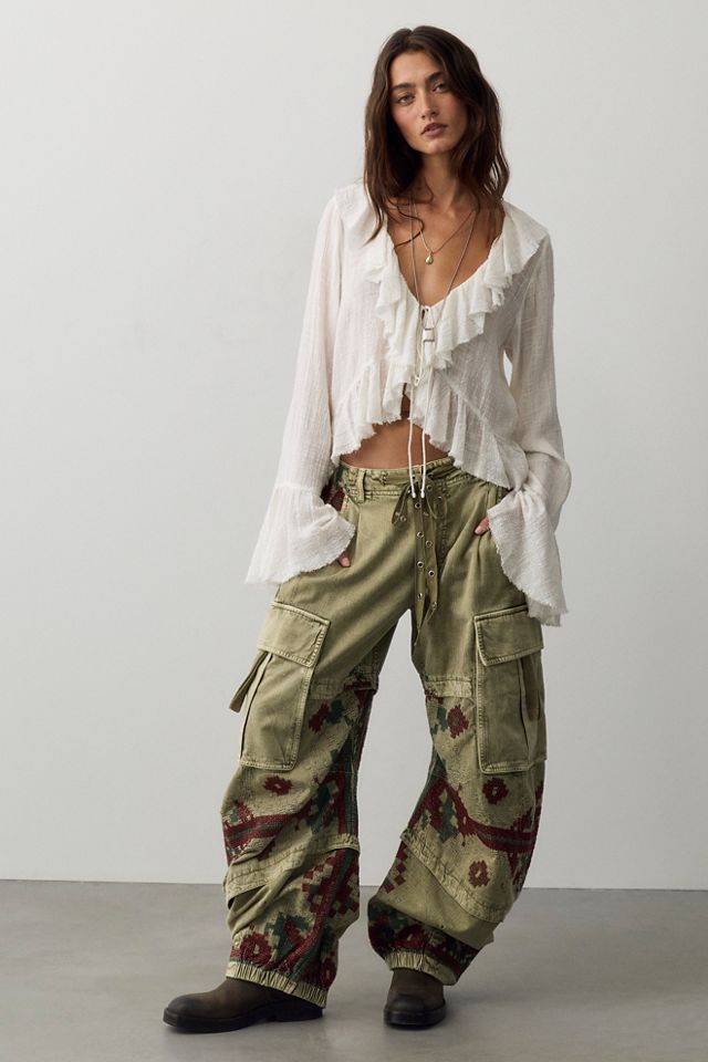 We The Free Fun To Be Fairisle Reef Cargo Pants #4