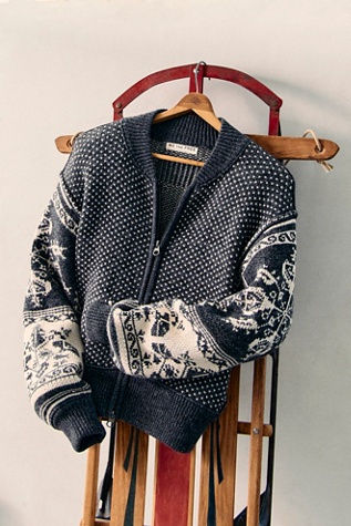 We The Free Isle Tide Knit Zip-Up