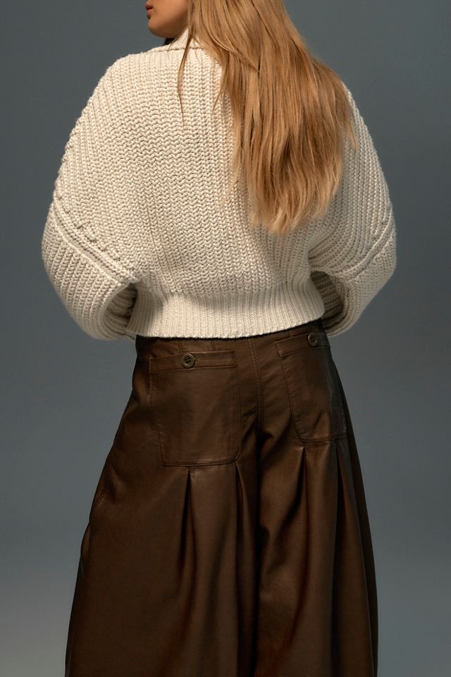 Right Turn Vegan Leather Trousers #2