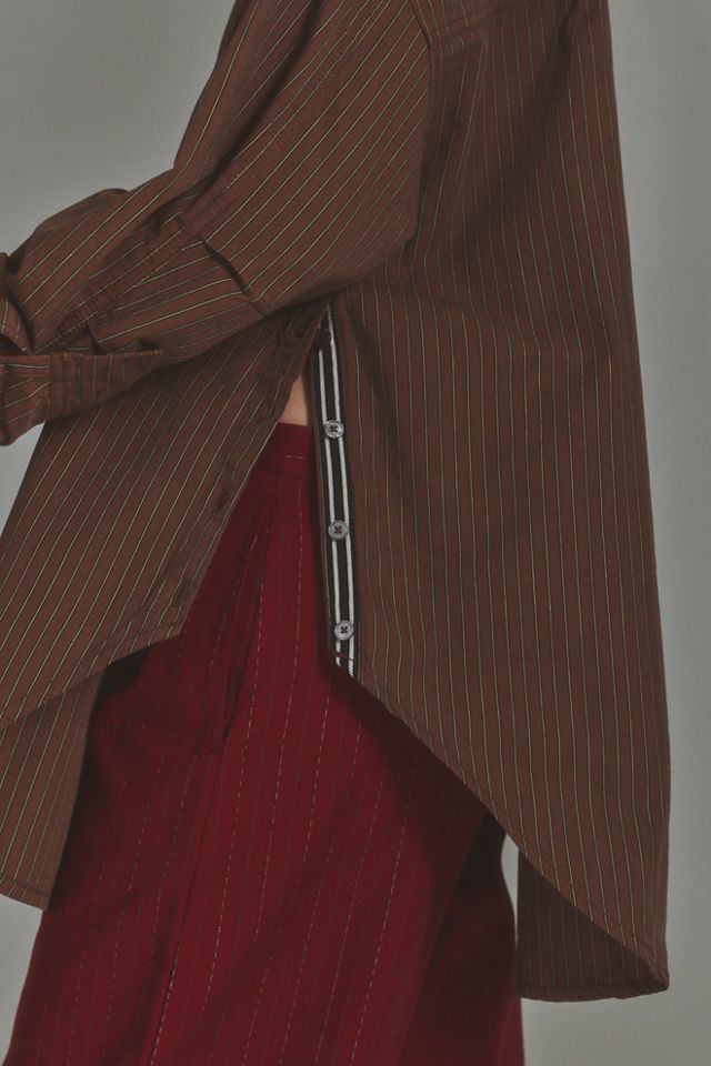 We The Free Lexi Striped Button Down Shirt #1