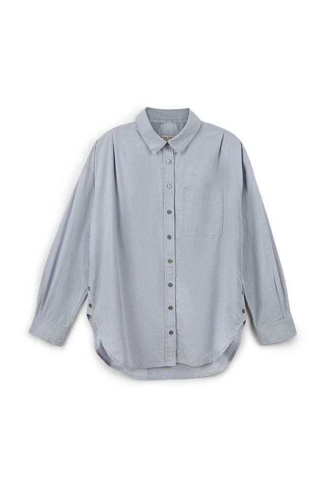 We The Free Lexi Striped Button Down Shirt #4