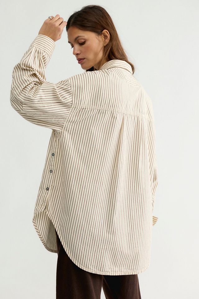 We The Free Lexi Striped Button Down Shirt #2