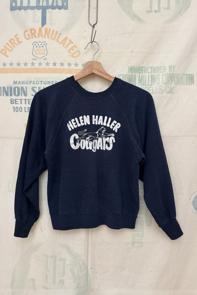 GOOD DAYS 1970s Cougars Raglan Sweatshirt #1