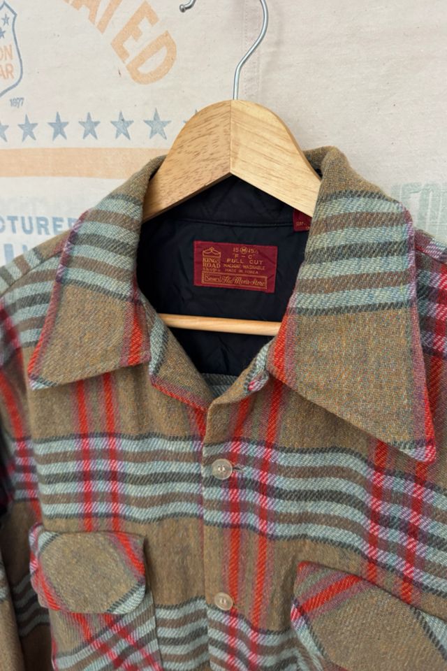 GOOD DAYS 1970s Sears Plaid Shirt #2