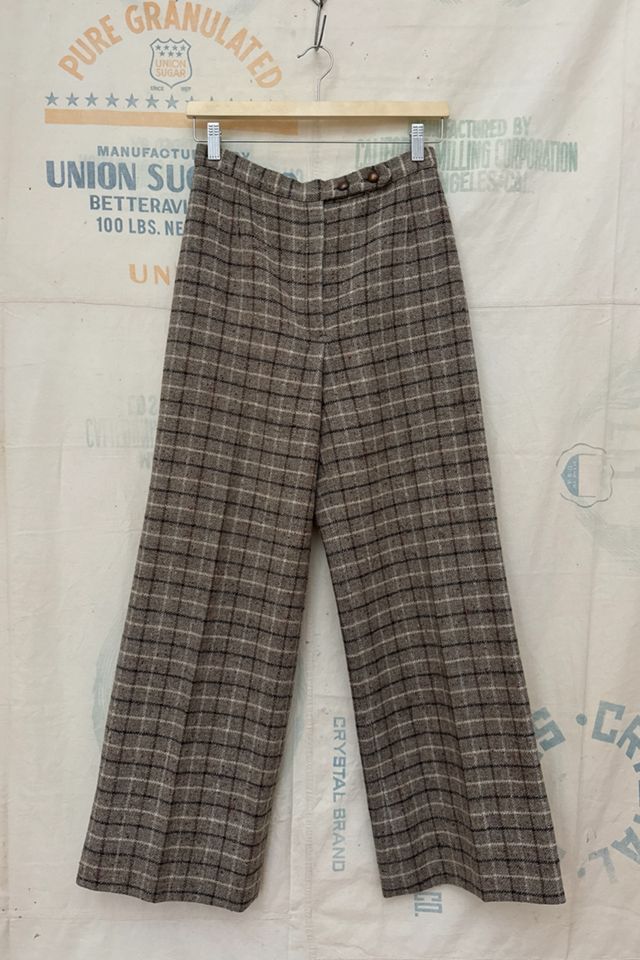 GOOD DAYS 1960s Plaid Pants #1