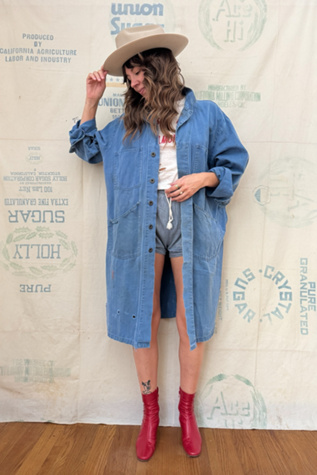 GOOD DAYS 1960s Denim Swim Trunk Short