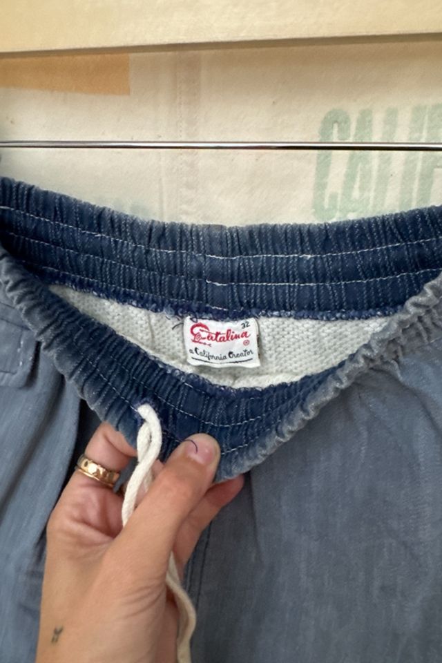 GOOD DAYS 1960s Denim Swim Trunk Short #2