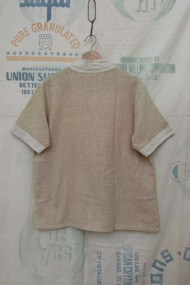 GOOD DAYS 1960s/70s Cotton Weave Shirt #2