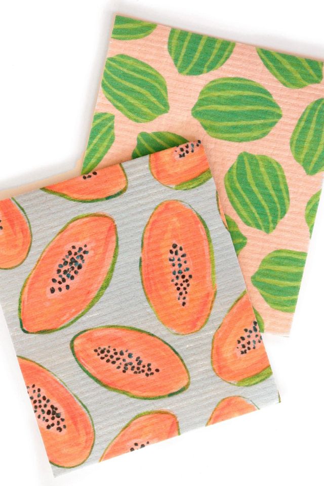 Supra Endura Swedish Dishcloth In Fruit Print 2 Pack #2