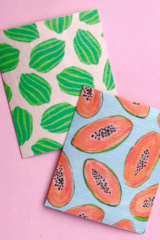 Supra Endura Swedish Dishcloth In Fruit Print 2 Pack #3