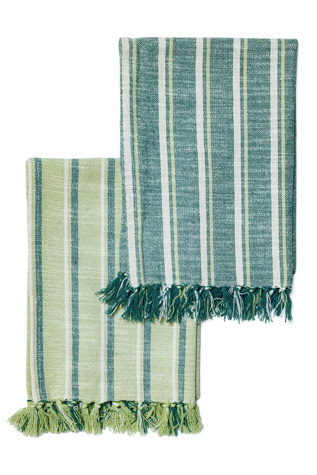 Supra Endura Striped Organic Cotton Kitchen Towel Set